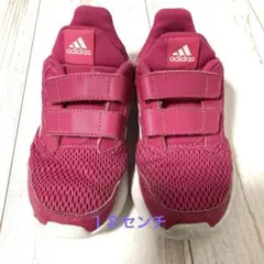 adidas キッズシューズ ピンク１８センチ