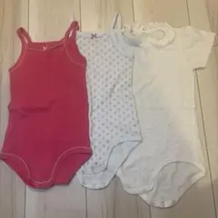 PETIT BATEAU ロンパース プチバトー　肌着　キャミソール　セット
