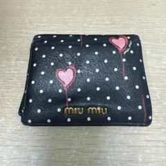 ★★miumiu　二つ折り財布　ラ ムールコレクション　ミニ財布　ミュウミュウのサムネイル