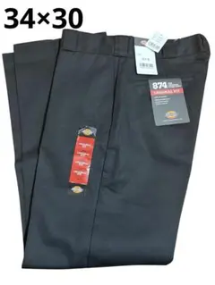 【新品未使用】ディッキーズ874 34x30 ワークパンツ ブラック