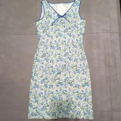 Aylesbury 花柄ノースリーブワンピース M