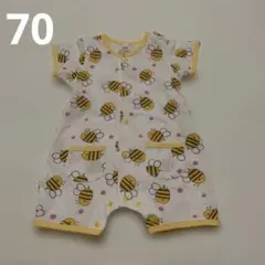 ミツバチ柄ロンパース 95cm以下