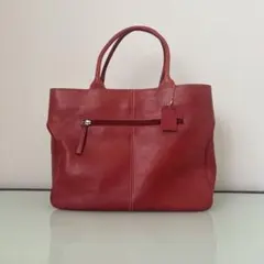 ◎極美品◎ LIB 旧 ビジネスレザーファクトリー A4トートバッグ 革 赤 