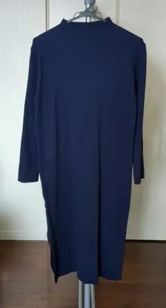 （未使用に近い）emi+サイドボタンリブニットワンピース　サイズM