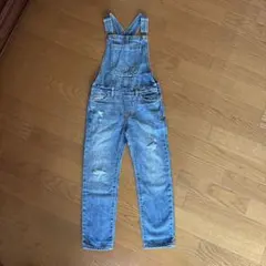 GAP DENIM/ギャップデニム ジーンズ ダメージ加工オーバーオール 120