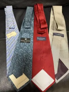 ネクタイセット4点まとめ売り【バラ売り可1本700円〜】