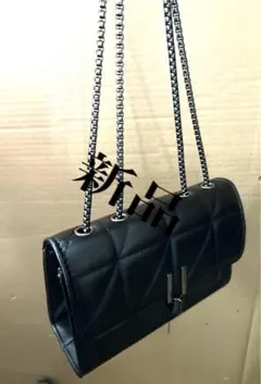 ブラック キルティング ショルダーバッグ 新品