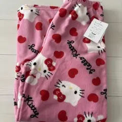 【新品】 ハローキティ ルームウェア パジャマ M フリースパンツ ピンク