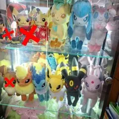 ポケモンセンター　ブイズ　コンプリート　ぬいぐるみ