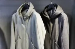 アタッチメント　カズユキクマガイ　パーカー　カシミア　ウール