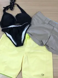 水着andショートパンツ二枚セット 美品 3点セットオーシャンパシフィックop