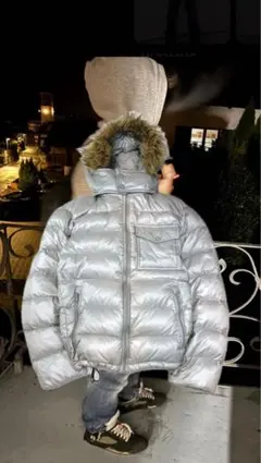 old uniqlo far down jacket y2k 光沢 短丈 M