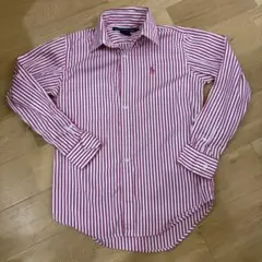 RALPH LAUREN SPORT 長袖シャツ ストライプ ピンクのサムネイル