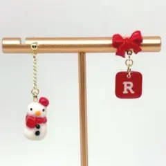【推し活】雪だるま＆イニシャルチャーム　オーダー可能