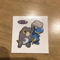 【セビエ＆タツベイ】ポケモンパン デコキャラシール 第11弾　パウンドケーキ