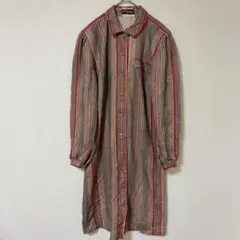 フランス製 Marcelle Griffon ヴィンテージ ストライプ コート