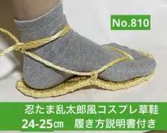 刀剣乱舞(廻)陸奥守吉行コスプレ草鞋 24-25㎝ No.811 - メルカリ