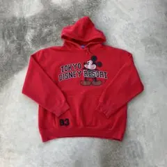 Tokyo Disney Resort パーカー ミッキーマウス レッド y2k