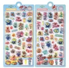 ズートピア ぷくぷく 3Dシール 2点セット 海外正規品　即日発送