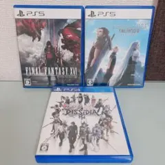 PS5 ソフト 3本セット FF16、モンハン ワイルズ、エルデンリング 