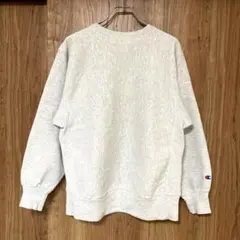 【美品】champion リバースウィーブ 目なし 90s 刺繍タグ グレー
