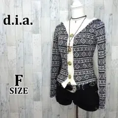 d.i.a. ニットカーディガン 背中ガン開き 00s y2k 平成ギャル