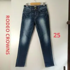 RODEO CROWNS デニムパンツ スキニー インディゴ 25