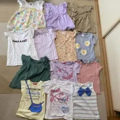 子供服　夏服　女の子Tシャツトップスセット100サイズ　13点　まとめ売り