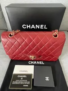 シャネル マトラッセ25 /Wチェーン&フラップ/ラムスキン￼￼