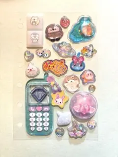 【おすそわけ】ボンボンドロップ他正規品シールmix20個＋シールリフィル１枚