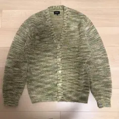 BEAMS グリーン系 ニットカーディガン S
