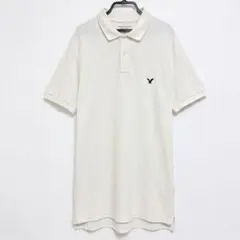 American Eagle アメリカンイーグル ポロシャツ 白 L 半袖