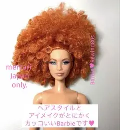 Barbie バービー 人形本体 赤毛 アフロヘア