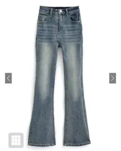 GRL cu508 セミフレアデニムパンツ M