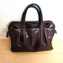 t*a様 COACH　ダークブラウン ビジネスバッグ