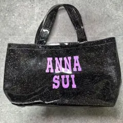 ANNA SUI アナスイ ミニトートバッグ ラメ ブラック Y2K グランジのサムネイル