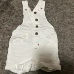 オールドネイビー　オーバーオール　白