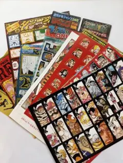 週刊少年ジャンプ 付録 원피스 トランプ シール
