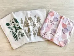 新品 未使用 クリスマスデザイン タオルハンカチ 3枚セット