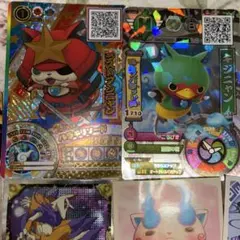 妖怪ウォッチ　シール、カードセット