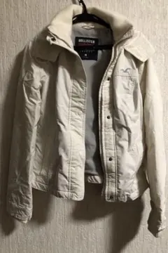 Hollister ホワイト フード付きジャケット