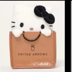 キティ　ユナイテッドアローズ　バッグチャーム　ブラック