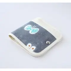 ハンドメイド　ミナペルホネン　ティッシュケース　hanahane グレー