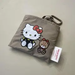 ハローキティ エコバッグ ベージュ サンリオ