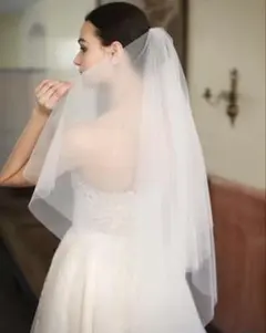 SHEIN ベール　ウェディング　ブライダルベール　ヘアコーム