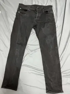 G-STAR RAW 3301 SLIMブラックデニム W32（81cm)L30