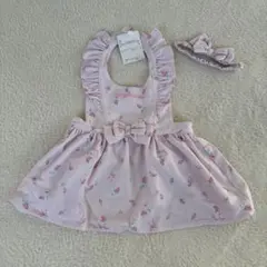 mezzo piano エプロン＆ヘアバンドセット