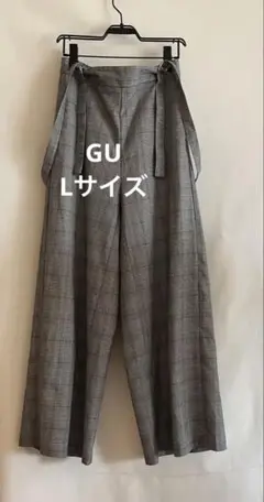 最安値スタート★GU★チェック柄パンツ