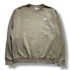 F1665　【即購入OK】　NIKE　トレーナー　サイズM　ベージュ系