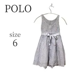 POLO ワンピース キッズ　ポロラルフローレン　120サイズ